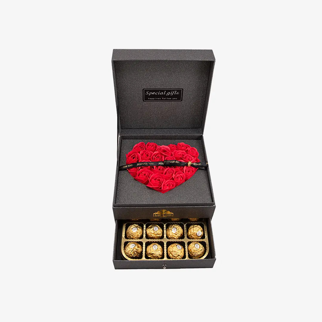 Rose & Neckless Box