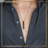3D Love Bar Necklace (Laser Engraving)