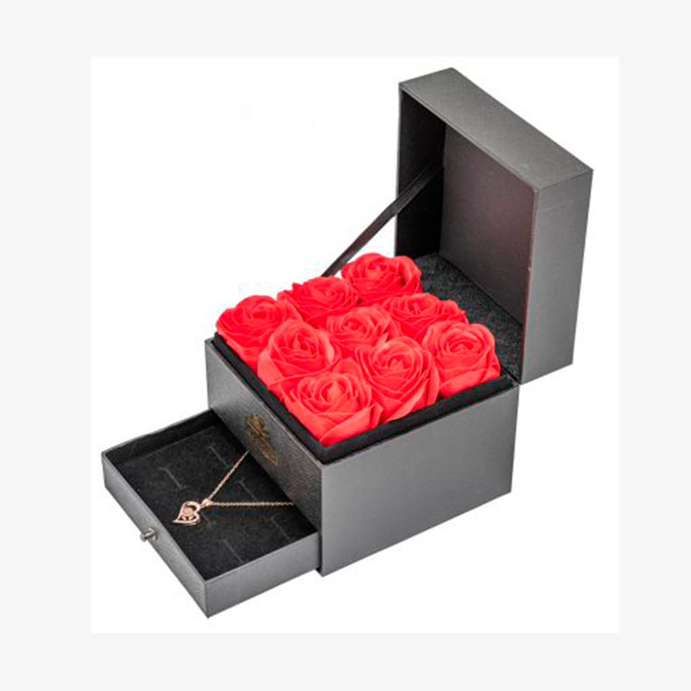 Rose & Neckless Box